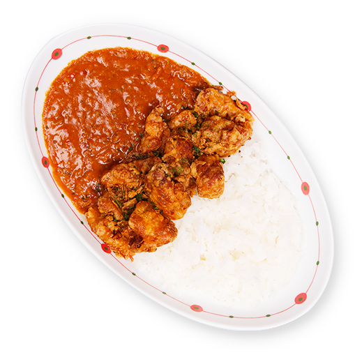 치킨 가라아게 토마토비프카레